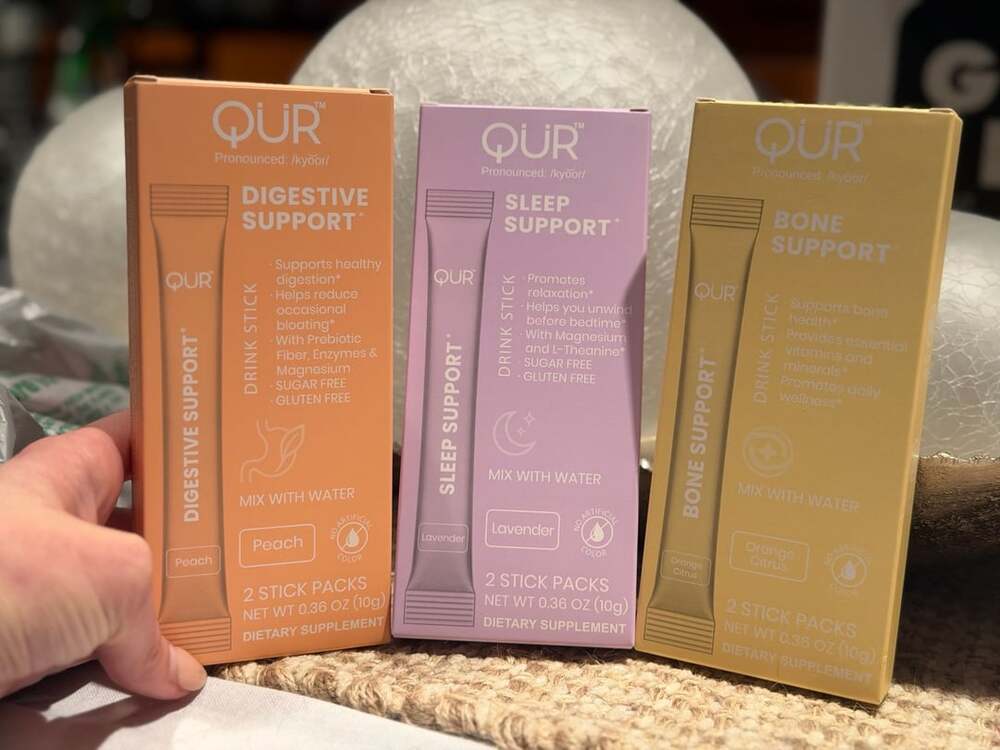 Viral QUR Drink Sticks --3 Pack (Sleep/Digestive/Bone Support)
